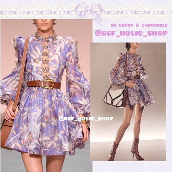 Zimmermann Botanica Butterfly-Detailed Mini Dress - Picture 3 of 11